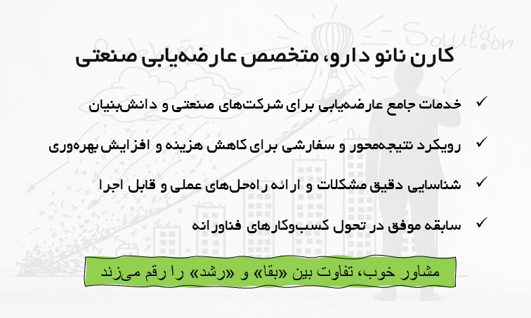 عارضه یابی کسب و کار-کارن نانو دارو